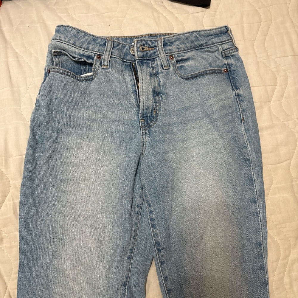 Old Navy Light Blue Straight Leg Women's Jeans